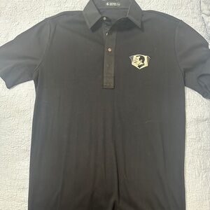 Classic Black Polo Shirt with Emblem